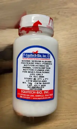 [0645-209-005] Bovine Serum Albumin ''BSA'' in NEB buffer   4x 1.5 mL